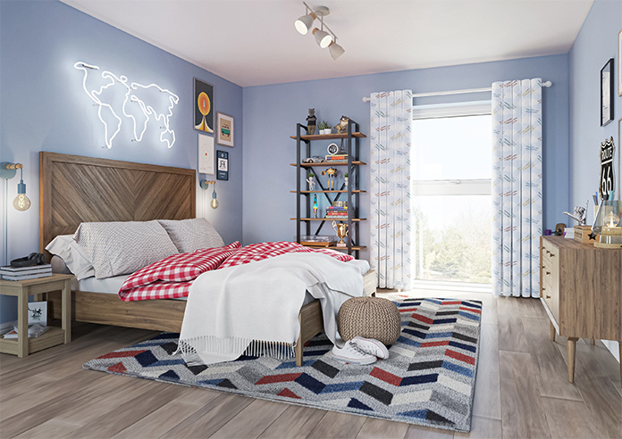 Flying Ace, Rainbow - Made to Measure Curtains - Image 8